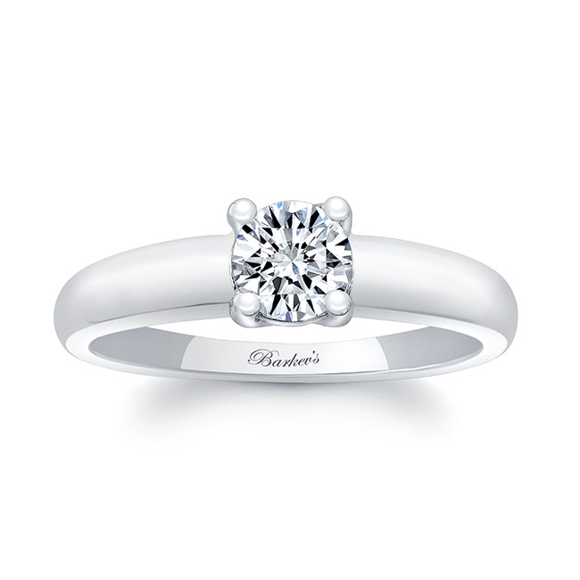 Barkev's Simple Solitaire Ring 8041L