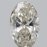 0.50ct Oval Natural Diamond (Colour K, Clarity SI2, GIA Certified)
