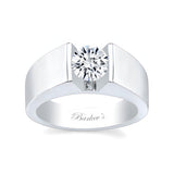 0.75 Carat Round Moissanite Solitaire Ring