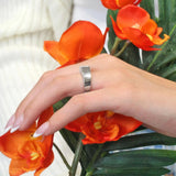 0.75 Carat Round Moissanite Solitaire Ring