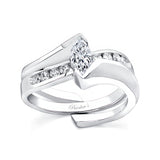 Interlocking Marquise Moissanite Bridal Set