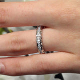 Vintage Channel Set Diamond Wedding Band
