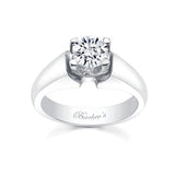 Low Dome Comfort Fit Solitaire Engagement Ring