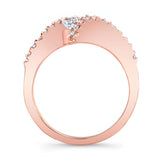 Sideways Princess Cut Engagement Ring