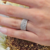 White Diamond Wedding Band