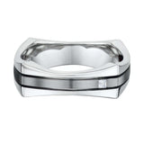 Bolt Shape Wedding Band
