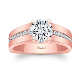 Graduated Moissanite Ring