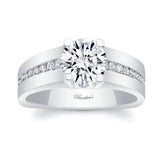 Graduated Moissanite Ring