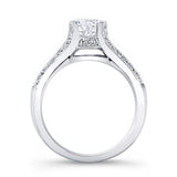 Vintage Milgrain Engagement Ring