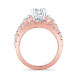 Unique Moissanite Diamond Bridal Set