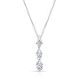 Lab Diamond Drop Necklace