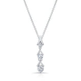 Lab Diamond Drop Necklace