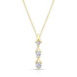 Lab Diamond Drop Necklace