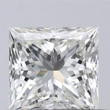 0.57ct Princess Natural Diamond (Colour K, Clarity SI1, GIA Certified)