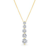 Lab Grown Diamond Drop Necklace