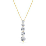 Lab Grown Diamond Drop Necklace