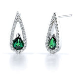 Tsavorite and Diamond Earrings 6993E