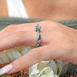 1 Carat 3 Prong Lab Diamond Solitaire Ring