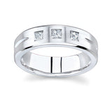 Mens Unique Diamond Wedding Ring