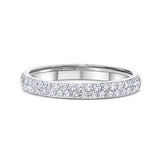 Two Row Diamond Eternity Band