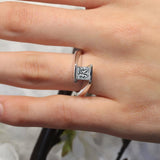1.5 Carat Princess Cut Diamond Solitaire Ring
