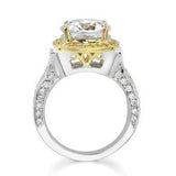 3 Carat Antique Moissanite Engagement Ring