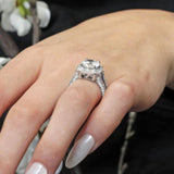 3 Carat Antique Moissanite Ring
