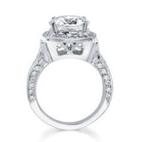 3 Carat Antique Moissanite Ring