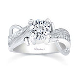 Milgrain Wire Trim Moissanite Ring