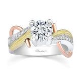 Milgrain Wire Trim Moissanite Ring