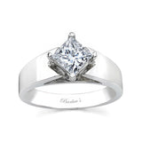 Kite Set Princess Cut Solitaire Ring