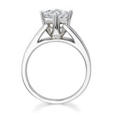 Kite Set Princess Cut Solitaire Ring