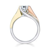 Round Cut Moissanite Solitaire Ring