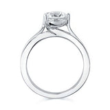 3 Prong Lab Diamond Solitaire Ring