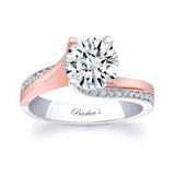 2 Carat Round Cut Moissanite Ring