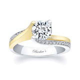 Round Cut Moissanite Ring