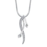 White Gold Diamond Necklace 7246N