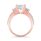 4 Stone Moissanite Ring