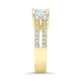 4 Stone Moissanite Ring