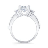 4 Stone Moissanite Ring