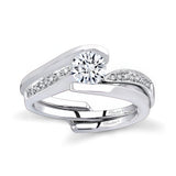 Interlocking Moissanite Bridal Set