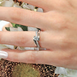 Interlocking Moissanite Bridal Set