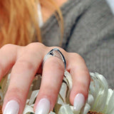 Interlocking Moissanite Bridal Set