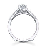 3 Row Moissanite Bridal Set