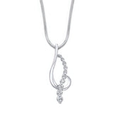White Gold Diamond Necklace 7337N