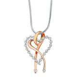 Diamond Heart Necklace 7363N