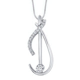 White Gold Diamond Necklace 7432N