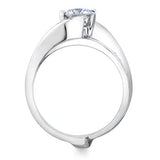 Half Prong Moissanite Bridal Set