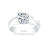 Split Shank Solitaire 1 Carat Moissanite Ring