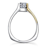 Split Shank Solitaire 1 Carat Moissanite Ring